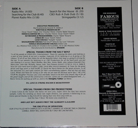 Nas-T Boyz : The Search (12", Pic)