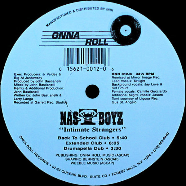 Nas-T Boyz : Intimate Strangers (12")