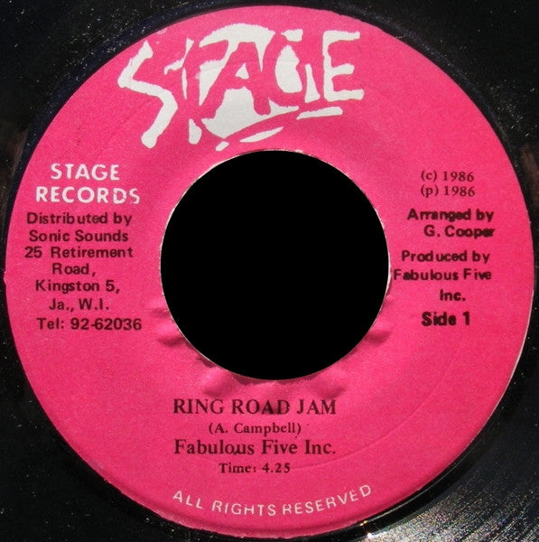 Fabulous Five Inc. : Ring Road Jam (7")