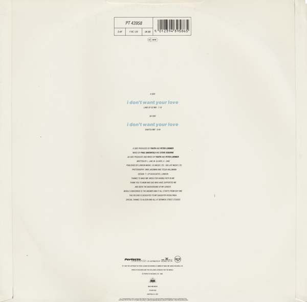 Lynda Law : I Don't Want Your Love (12")