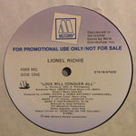 Lionel Richie : Love Will Conquer All (12", Promo)