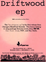 The Footclub : Driftwood EP (12", Ltd, Promo, Gol)