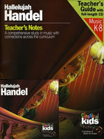 the album cover for Classical Kids - Hallelujah Handel