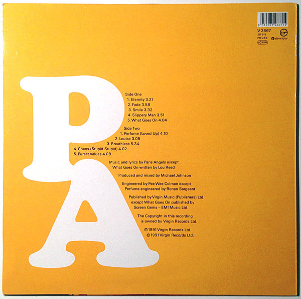 Paris Angels : Sundew (LP, Album)