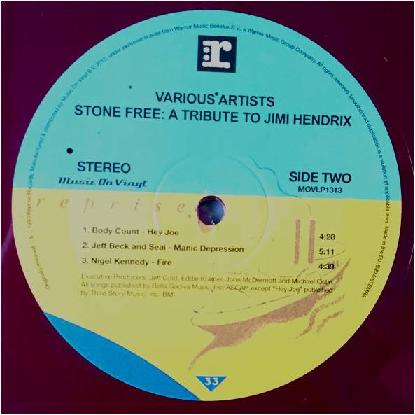 Various : Stone Free (A Tribute To Jimi Hendrix) (2xLP, Album, Ltd, Num, RE, 180)