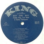 Freddy King* / Lula Reed / Sonny Thompson : Boy, Girl, Boy (LP, Album, Mono, RE)