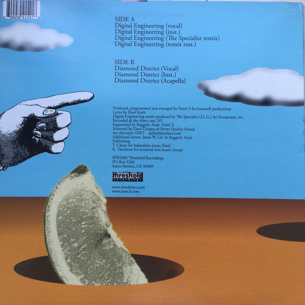 Project Polaroid : Digital Engineering / Diamond District (12", Single, Ltd, Num)
