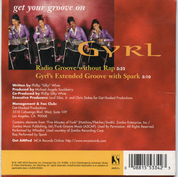 Gyrl : Get Your Groove On (CD, Single, Car)