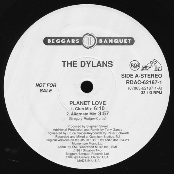 The Dylans : Planet Love (12", Single, Promo)
