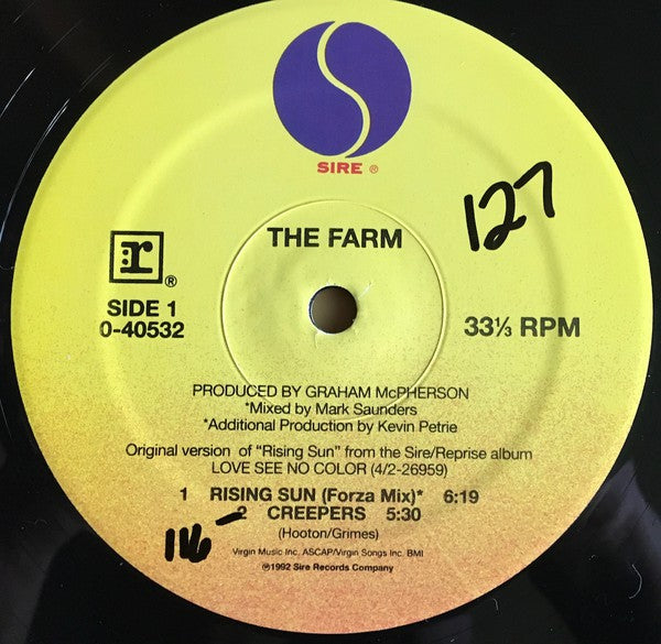 The Farm : Rising Sun (12", Maxi)