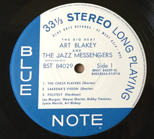 Art Blakey & The Jazz Messengers : The Big Beat (LP, Album, Ltd, RE, RM, 180)