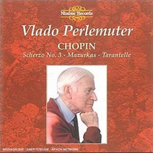 the album cover for Vlado Perlemuter - Scherzo / Mazurka / Tarantelle