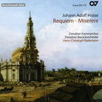 the album cover for Johann Adolf Hasse - Requiem & Miserere