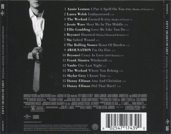 Various : Fifty Shades Of Grey (Original Motion Picture Soundtrack) (CD, Comp)