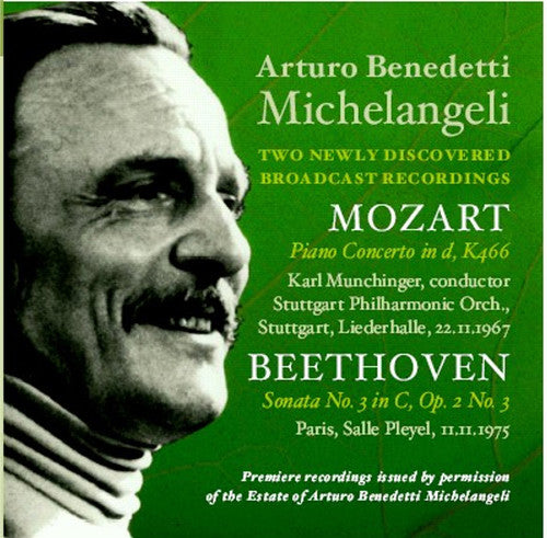 the album cover for Arturo Benedetti Michelangeli - 2 Newly Discovered Broadcast Recordings