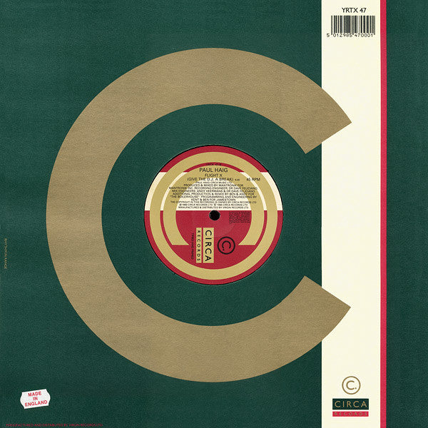 Paul Haig : Flight X (The Boilerhouse Remixes) (12", Single)
