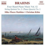 the album cover for Silke-Thora Matthies - Four Hand Piano Music 12