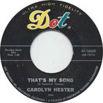 Carolyn Hester : That's My Song (7", Single)