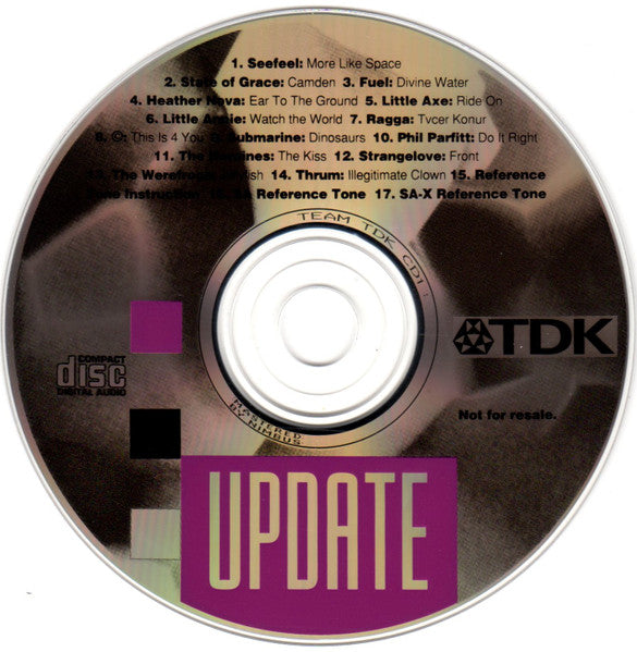 Various : TDK Update (CD, Album, Comp)