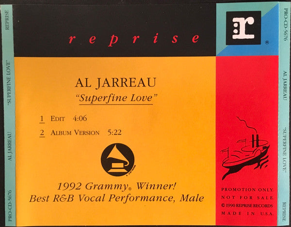 Al Jarreau : Superfine Love (CD, Single, Promo)