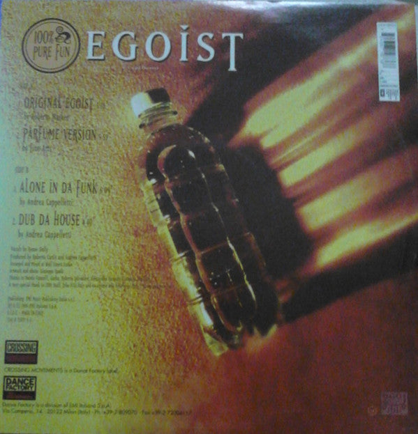 100% Pure Fun : Egoist (12", Maxi)