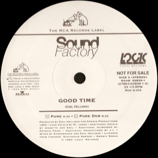 SoundFactory : Good Time (12", Promo)