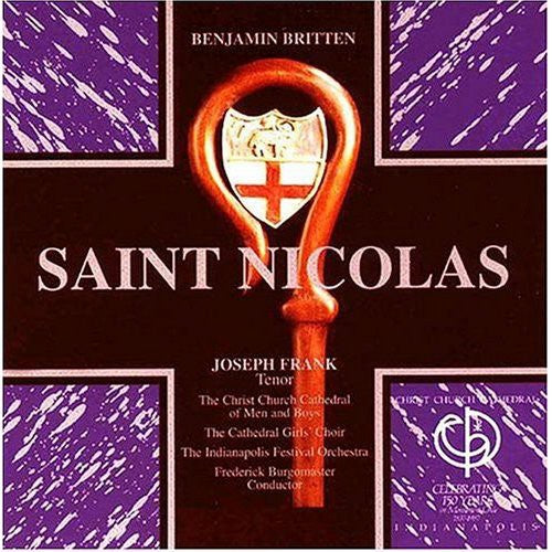 the album cover for The Christ Church Cathedral Choir, Indianapolis - St Nicholas