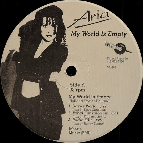 Aria (8) : My World Is Empty (12")