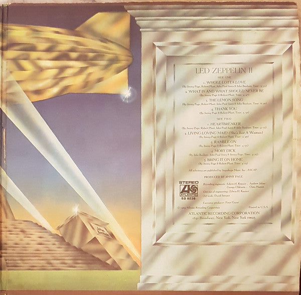 Led Zeppelin : Led Zeppelin II (LP, Album, RP, MO)