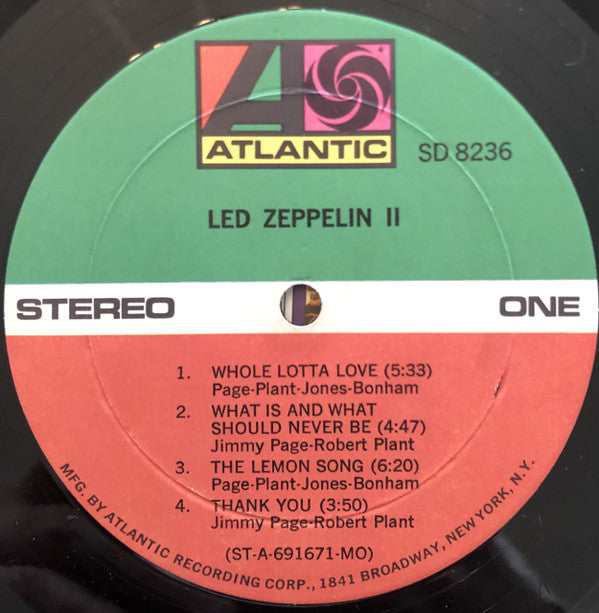Led Zeppelin : Led Zeppelin II (LP, Album, RP, MO)