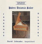 the album cover for David Schrader - Fandango & Sonatas 1