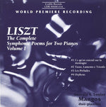the album cover for Georia Mangos & Louise - Complete Symphonic Poems for 2 Pianos I
