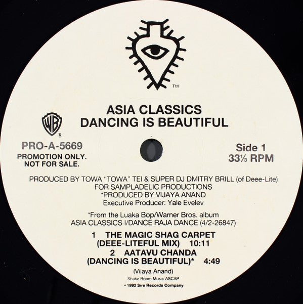 Various : Asia Classics - Dancing Is Beautiful (12", Promo)