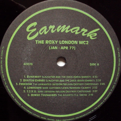Various : The Roxy London WC2 (Jan - Apr 77) (LP, Album, RE, 180)