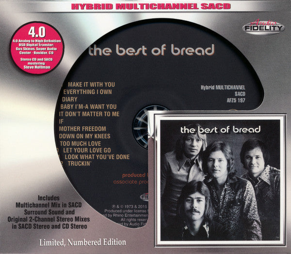 Bread : The Best Of Bread (SACD, Hybrid, Multichannel, Comp, Ltd, Num, RE, RM)