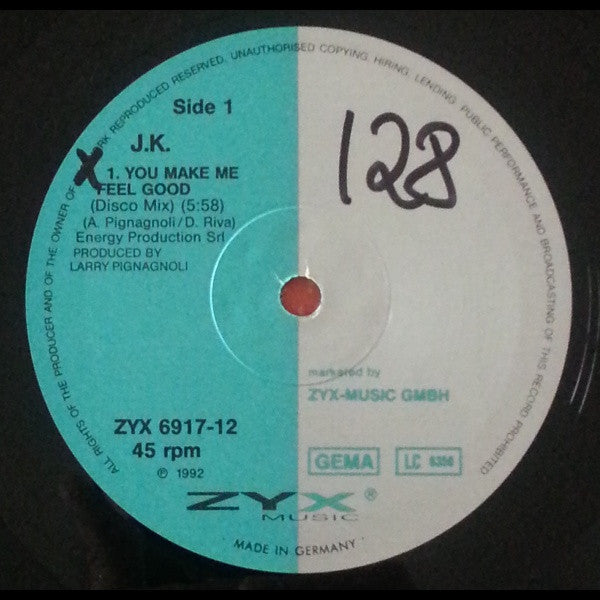 J.K. : You Make Me Feel Good (12")
