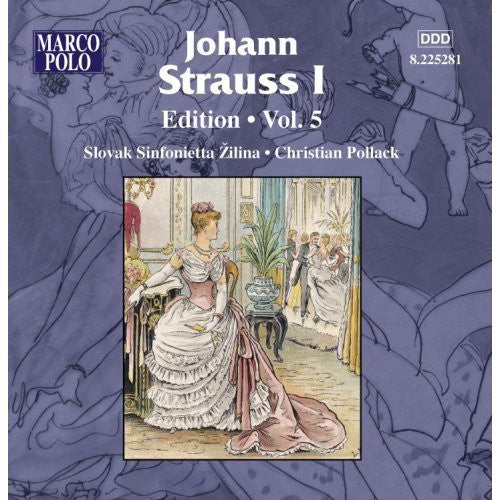 the album cover for Christian Pollack - Johann Strauss I Edition 5