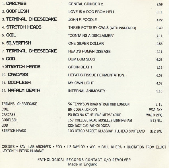 Various : Pathological Compilation (CD, Comp)