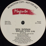 Ben Sidran : Brown Eyes / Mitsubishi Boy (12", Promo)