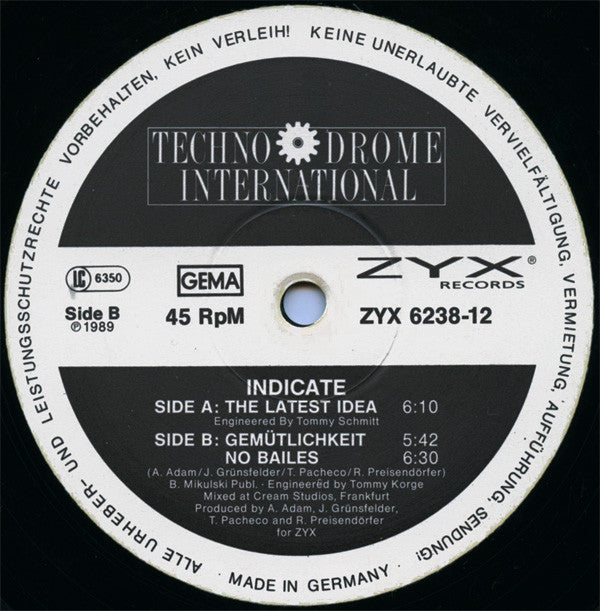 Indicate : The Latest Idea (12")
