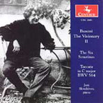 the album cover for F. BUSONI - Visionary 2