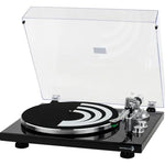 Dayton Audio Bluetooth 2-Speed Belt-Drive Turntable with USB and Audio-Technica AT-VM95E Cartridge (Black)