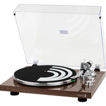 Dayton Audio Bluetooth 2-Speed Belt-Drive Turntable with USB and Audio-Technica AT-VM95E Cartridge (Brown)