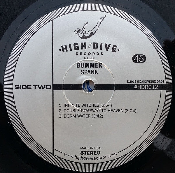 Bummer (3) : Spank (10", EP, Ltd)