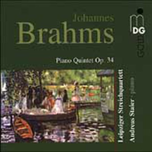 the album cover for J. BRAHMS - Piano Quintet Op 34