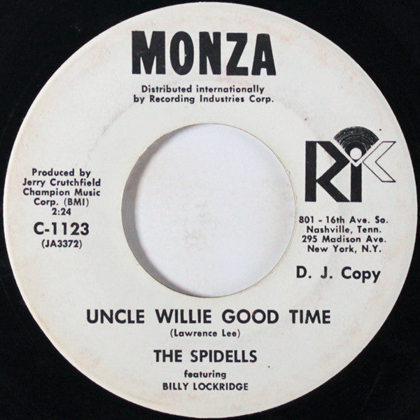 The Spidells Featuring Billy Lockridge : Hmmm, With Feeling Darling (7", Single, Promo)