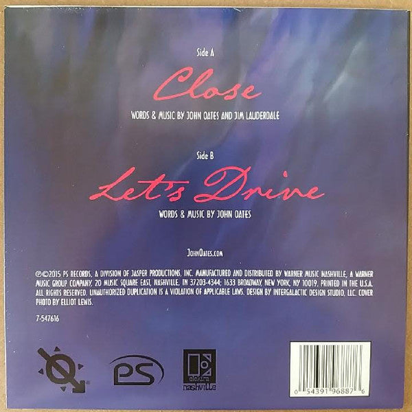 John Oates : Close (7", Single)