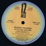 Elaine Charles : Lay It On The Line (12", Promo)