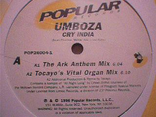 Umboza : Cry India (12")