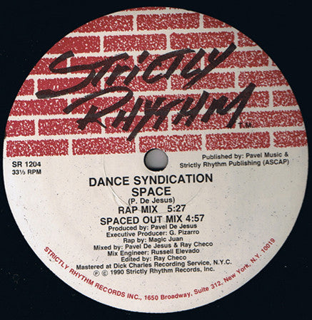Dance Syndication : Dancefloor / Space (12")